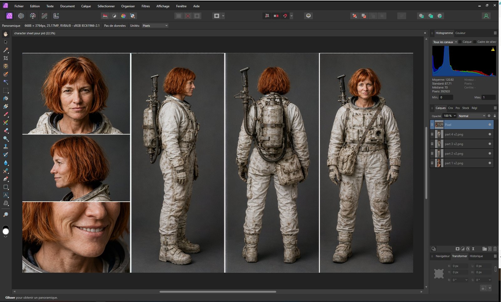 Direction artistique & character design — Affinity — Alien ODYSSEUS
